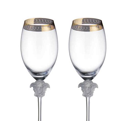 versace inspired wine glasses|Versace drinking glasses.